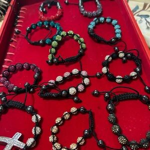 Elegant Beaded Bracelet Set - Multicolor